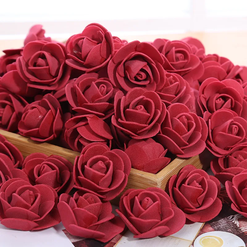 500-pi-ces-mousse-rose-3cm-fleur-artificielle-t-te-PE-rose-ours-accessoires-d-coration(2)