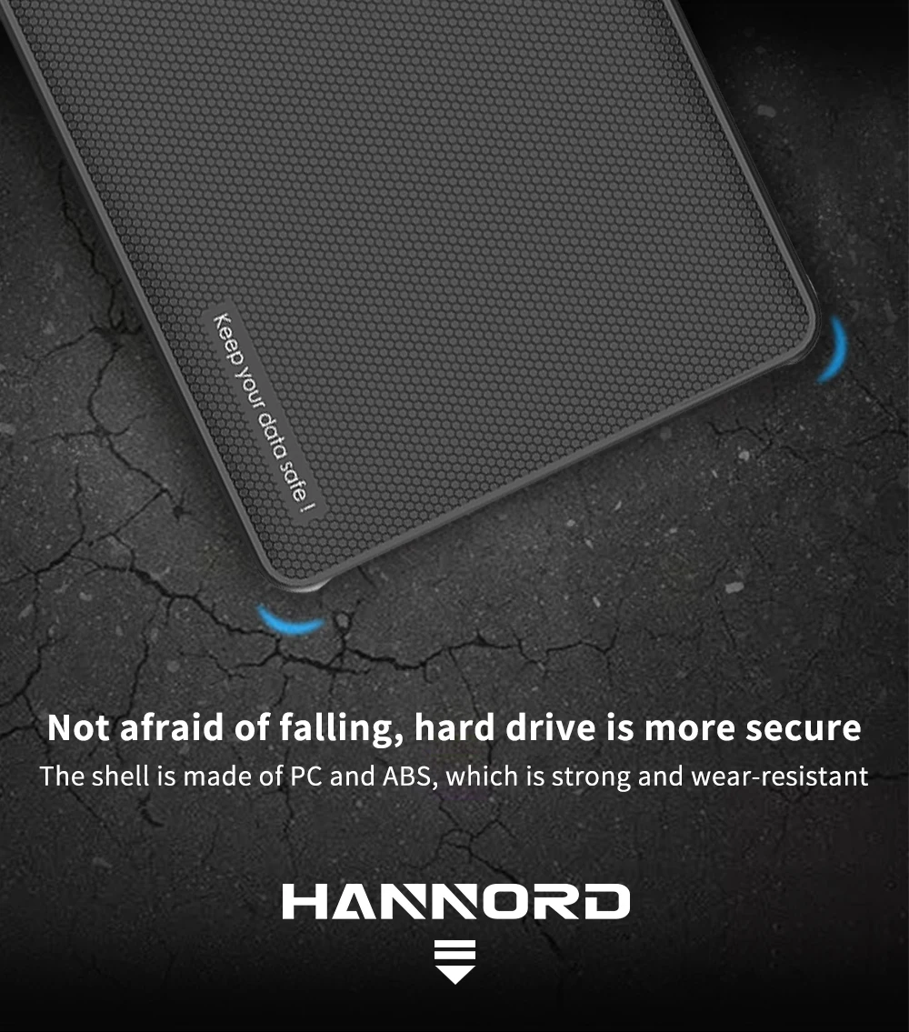 Hannord HDD чехол 2,5 SATA для USB 3,0 адаптер жесткий диск Корпус для SSD диск HDD коробка жесткий диск чехол HD внешний HDD корпус