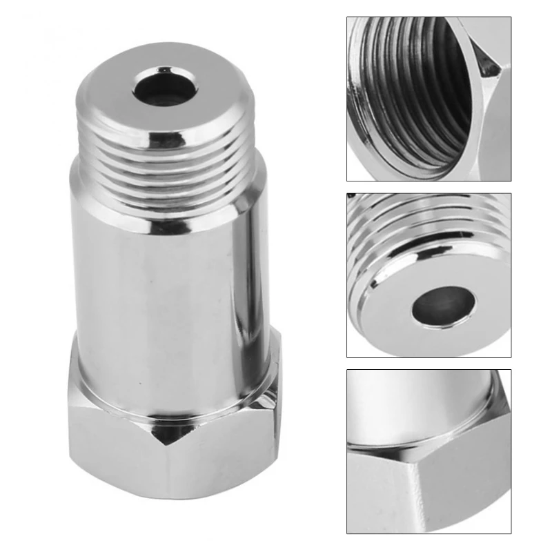 Fitting Bung Mounting O2 Oxygen Sensor Extension Spacer Straight Thread