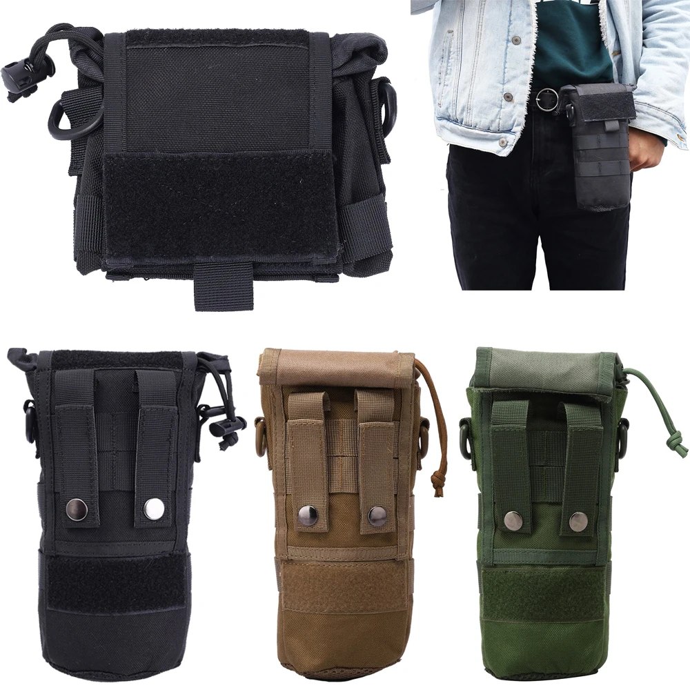 Molle для спортивных игр на открытом воздухе, военный тактический Пейнтбол Молл Радио рация бутылка для воды мешок