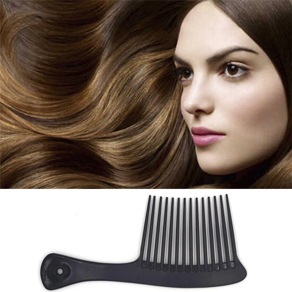 1pc Large Wide Tooth Comb Hair Detangling Hairdressing Rake Comb