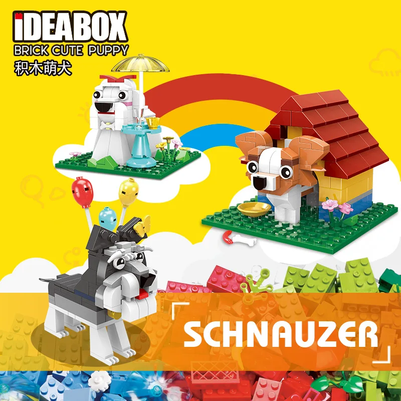 

XINGBAO Xb-18001 Chinese Zodiac DIY in Bulk Building Blocks Accessories Doll Toy Young STUDENT'S Early Teaching Aids Assembled T