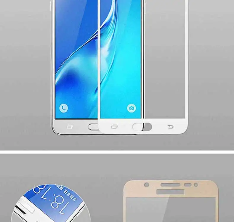 Защитный Стекло на для Samsung Galaxy A3 A5 A7 J3 J5 J7 S7 закаленное Экран протектор Стекло защитная пленка