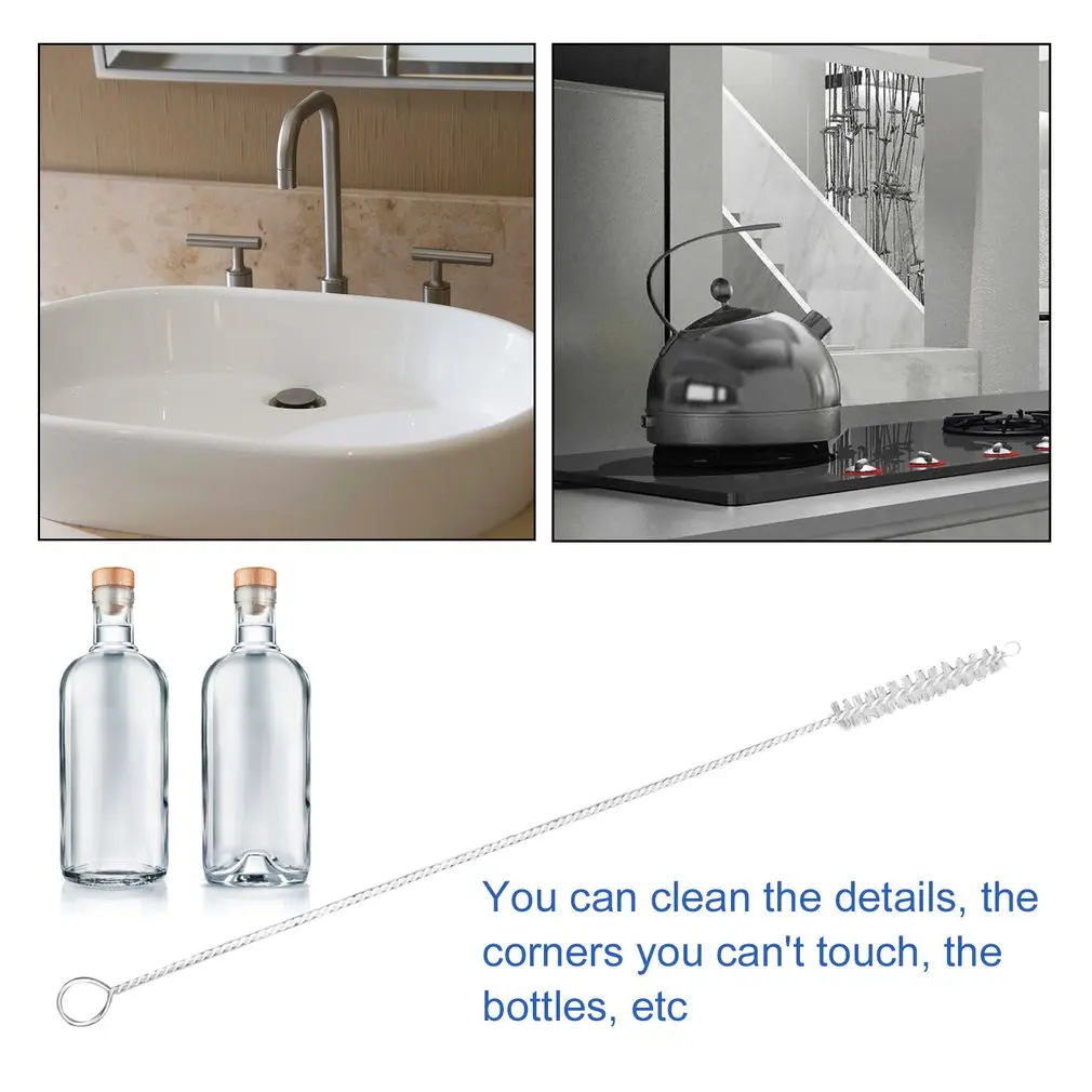 

Nylon Straw Cleaners Cleaning Brush Drinking Pipe Tube Cleaner Baby Glass Feeding Bottle Clean Tools New Arrival top sell