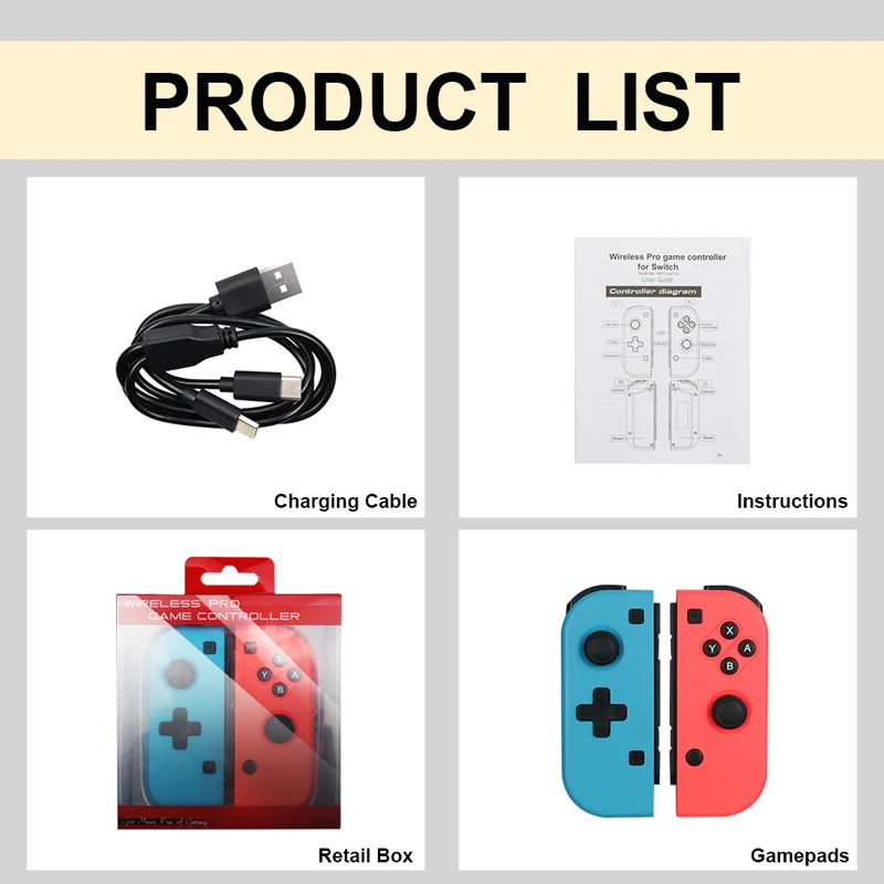 Беспроводной Bluetooth левый и правый игровой контроллер Joy-con, геймпад для Nintendo Switch NS Joycon, игра для Nintendo Switch Console r25