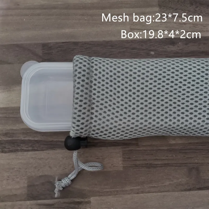 23cm Bag with Box Соломенная коробка для хранения, барная сумка для хранения, соломенная коробка для пшеницы 20, 23, 25 см длина, переносная коробка для посуды с фиксированной пряжкой для карт, Сетчатая Сумка - Цвет: 23cm Bag with Box