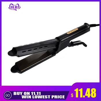 

Professional Wet & dry Hair Straightener 4-Speed Thermostat Straight Hair Clip Straightener Hair Splint Bangs Hairdressing Tool