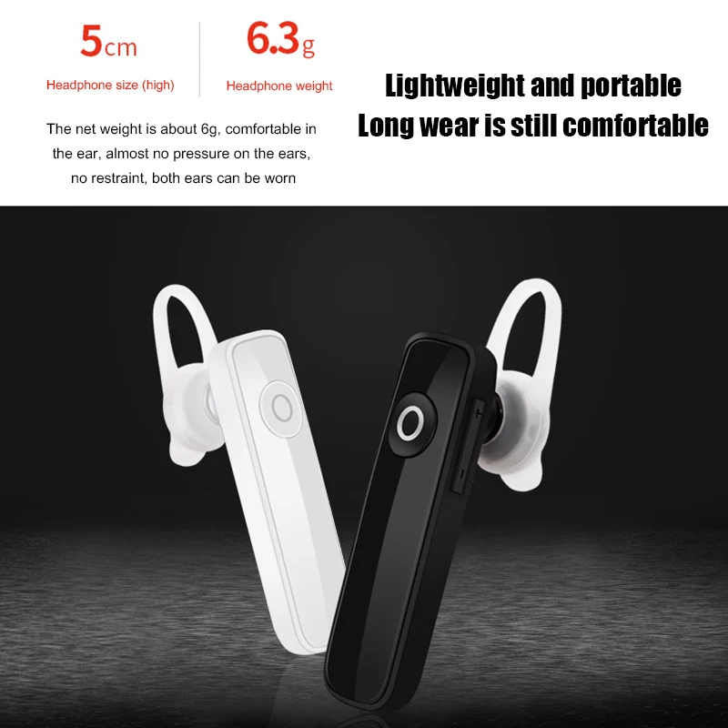 Портативный Bluetooth наушники беспроводной Крюк дизайн удобный мобильный телефон Earbu карта памяти