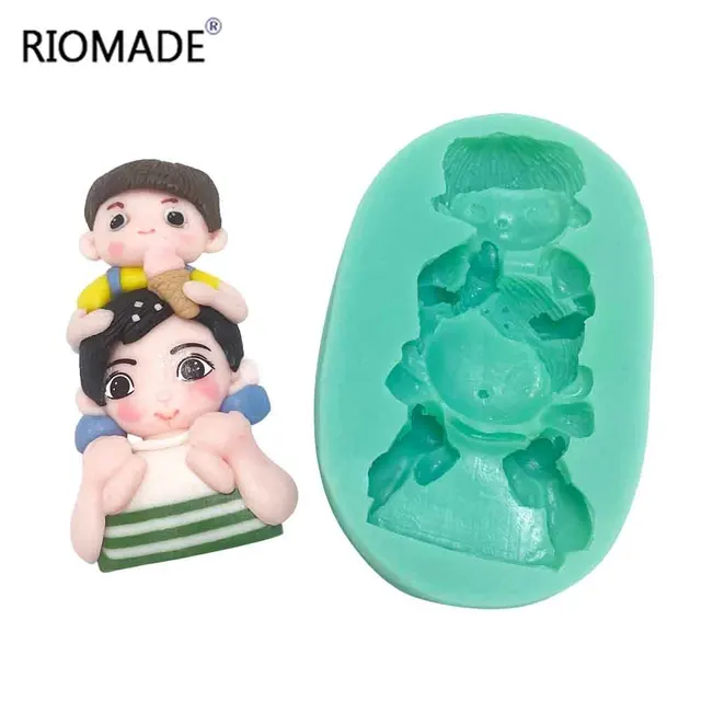 Apák Napi Szilikon Penész Diy Sütőhab Keksz Szülő Gyermek Születésnapja Beszúrja A Kártyákat Fondant Sütemény Díszítő Szerszámok - Image 3