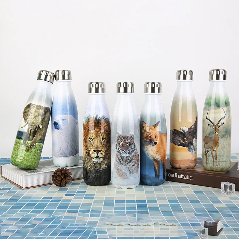 

500ml Thermos Bottle Stainless Steel Vacuum Flasks Portable Sport Bottle Home Furnishing Double Wall For Coffee Mug Leakproof