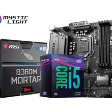 Новая материнская плата MSI B360M MORTAR+ i5-9400F процессор DDR4 LGA 1151 64GB USB2.0 USB3.1 B360 настольная материнская плата