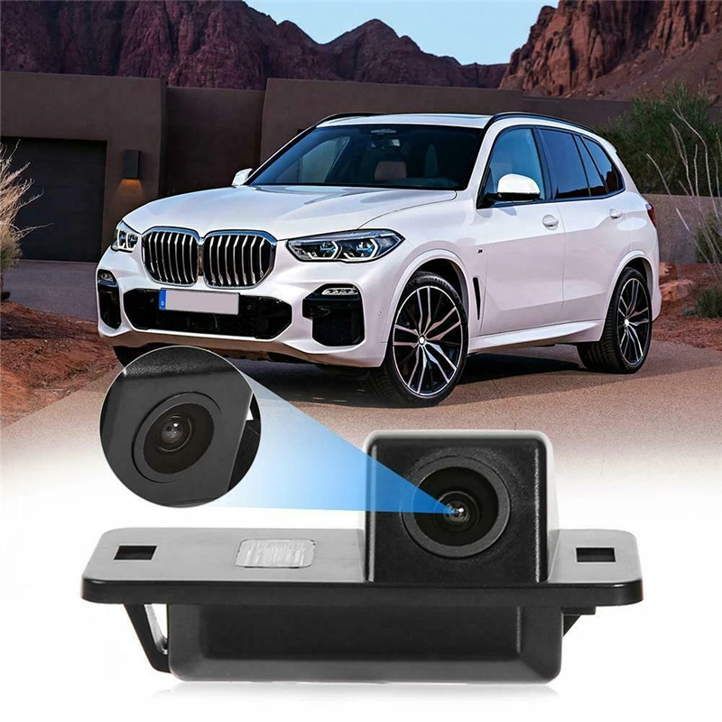 

1 Set Black Car Rearview Reverse Camera Reversing Vehicle Cam CCD Kit For BMW 3/7/5 Series E39 E46 E53 X5 X3 X6 Auto Accessories