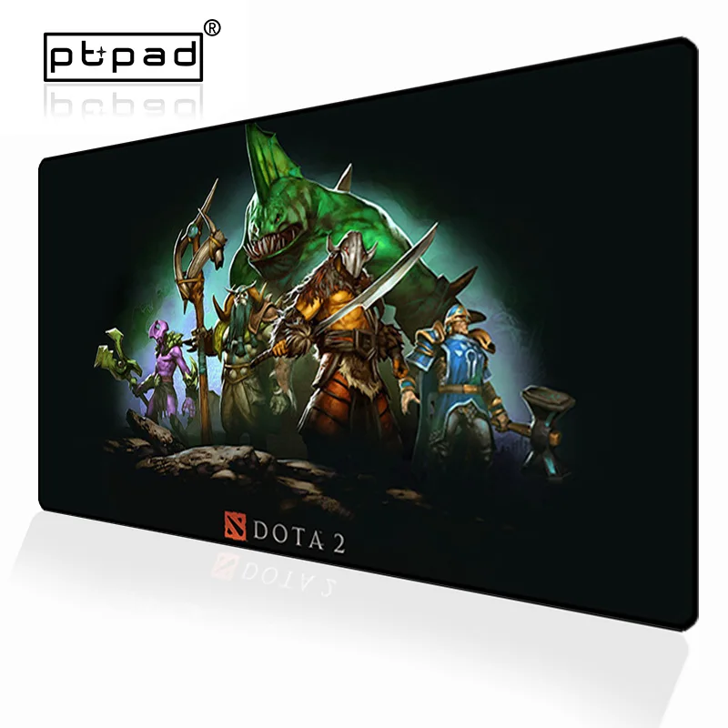 DOTA 2 игровой натуральный каучук Противоскользящий XL компьютерный коврик для мыши стол коврики большой замок край клавиатура игра геймер ПК ноутбук мышь ОСЧС