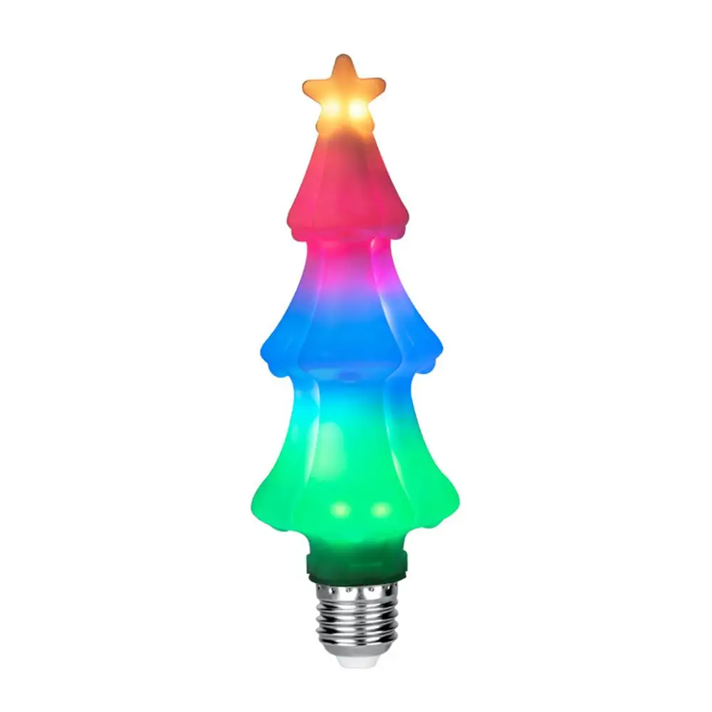 Christmas atmosphere lights LED night light E27 / E26 LED bulb crystal lamp home restaurant hotel bar party decoration lights - Испускаемый цвет: RGB