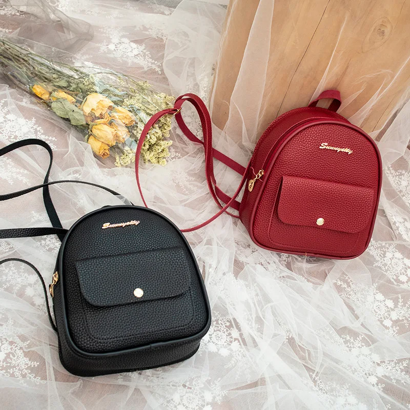 

2019 New Style Korean-style Fashion College Style Backpack Simple Mini Handbag Versatile Trend Crossbody Bag
