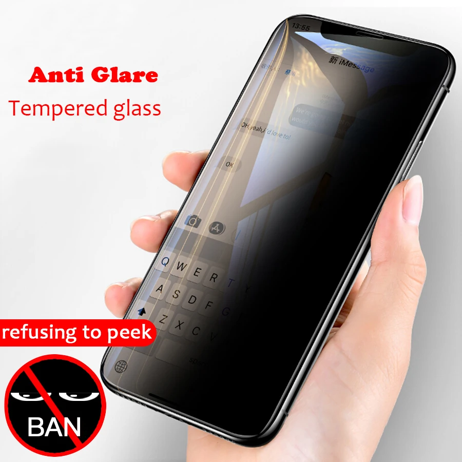 Защитное антибликовое стекло для экрана iPhone 7, 8, 6, 6s plus, x, xs, max, xr, антибликовое стекло для iPhone 7, 8 plus, Xs