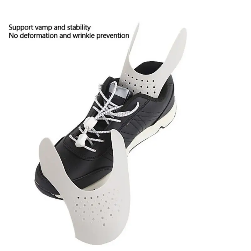 1 пара защита для обуви против морщин, тапки, сминание, предотвращающая сползание, коробка для ног, против/Предотвращение передних Creases1