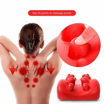 

Japanese Style Shiatsu Massage Spinal Neck Back Cervical Massager Shoulder Soothing Rest Health Pillow Massage Pad Toiletry Kits