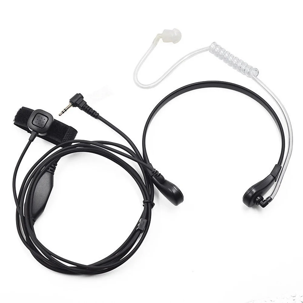 Горловой микрофон Воздушная трубка Гарнитура для Kenwood радио Baofeng UV-5R GT-3 UV-82 иди и болтай Walkie довольно хорошее анти-шума