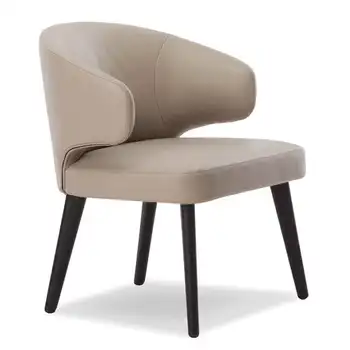 

Northern Europe Light Luxury Dining Chair Family Restaurant Leisure Chair Modern Simple Single Iron Back Chair ins Dressing