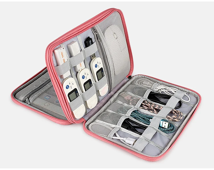 Housse pour valise,Sac de rangement de c?�bles de voyage,sac de rangement d'accessoires 
