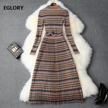 

2019 Autumn Fashion White Green Dress High Quality Designer Clothing Women Turn-down Collar Long Sleeve Casual Shirt Dress Belts