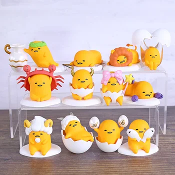 

Lazy Eggs Zodiac Series Gudetama Mini PVC Figures Collectible Toys Brinquedo Dolls Figurals 12pcs/set