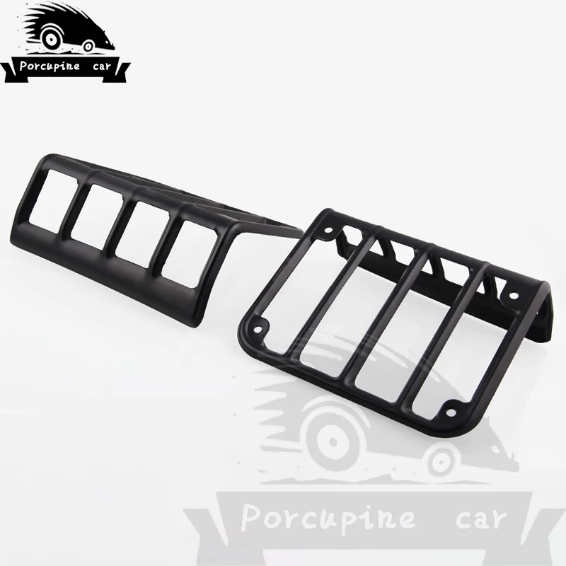 Задняя матовая Защитная крышка из сплава черного цвета для Jeep Wrangler JK Unlimited 2007