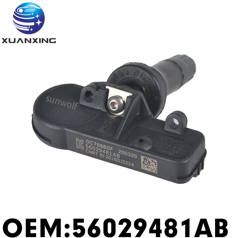 

56029481AB датчик давления в шинах Система мониторинга TPMS 433 МГц для Jeep Бесплатная гость руководство Wrangler