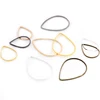 50pcs/Lot 20x15/22x30mm 6 Colors Plated Drop Copper Ring for Earrings findings Earwire Jewelry charms jewelry making Accessories ► Photo 3/6