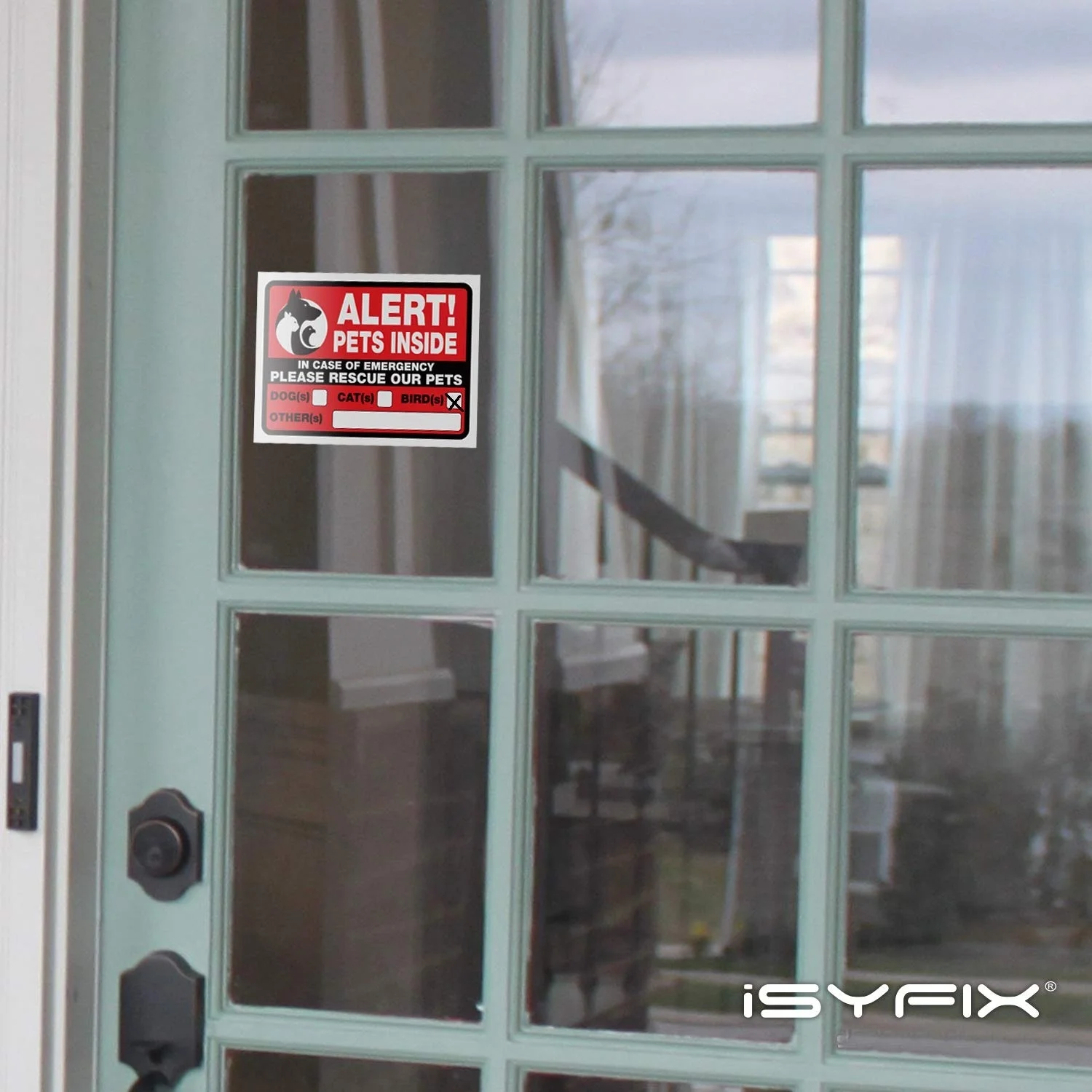 4 xalerate домашних животных внутри знаки наклейки ламинированные для конечной УФ, погоды, царапин, воды и выцветания сопротивления, внутри и на открытом воздухе