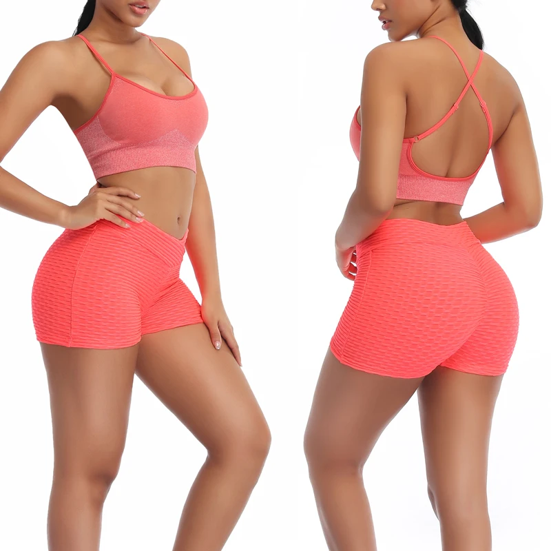 Women Workout Biker Shorts Gym Jogging Short Breathable Sports Fitness Panties Solid Color Thin Skinny Butt Lifting Sexy