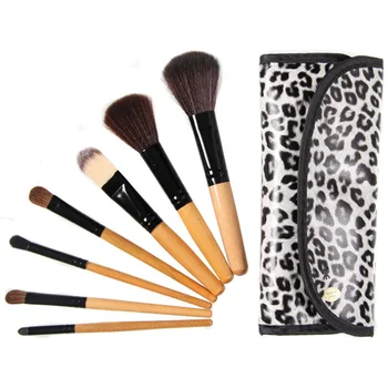 

Pro. 7 Pcs make up brush brushes cosmetic W/ fashion pouch case makeup
