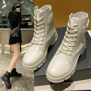 comprar Botas Da Motocicleta Das Senhoras Do Vintage Botas De Combate Outono Do Exército Punk Goth Botas Femininas Biker Couro Do Plutônio Botas Curtas Bota Feminina