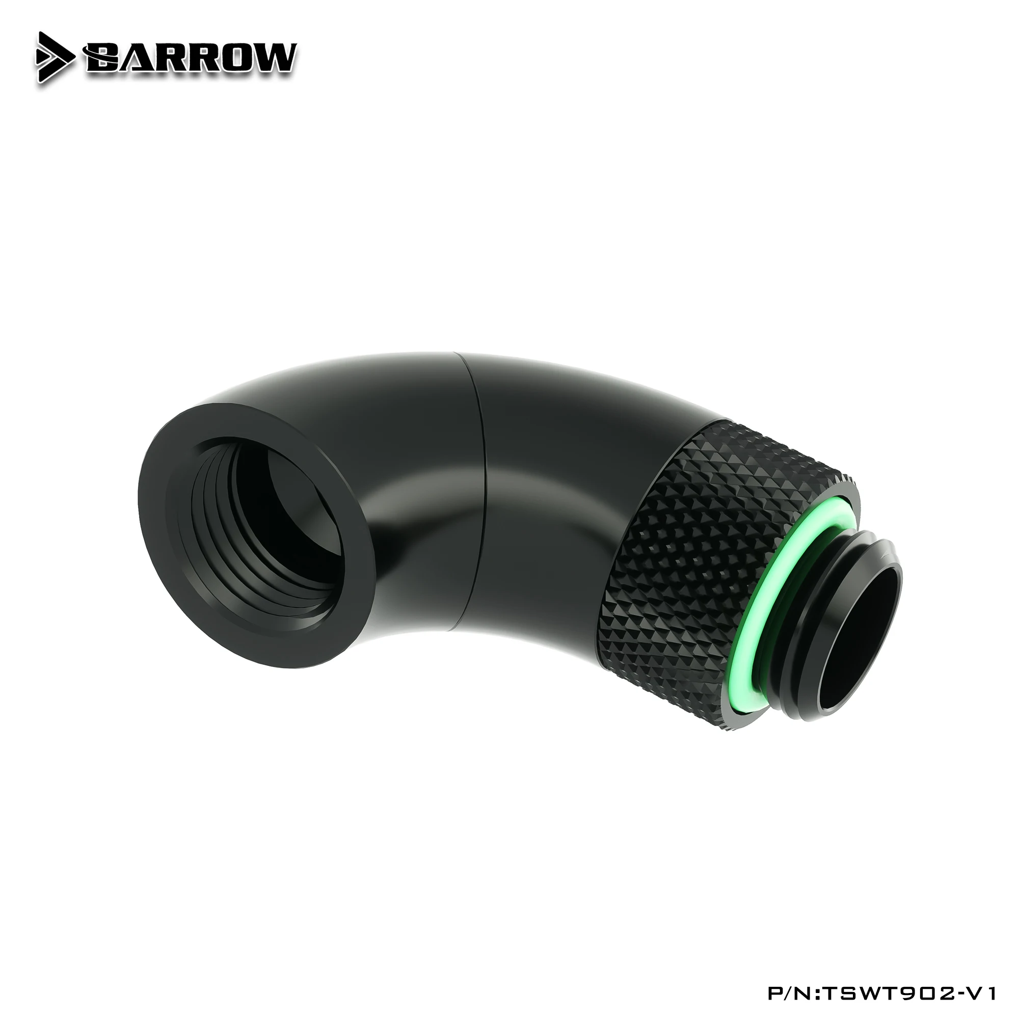 BARROW G1/4 дюйма резьба 90 градусов вращающийся фитинг адаптер Вращающийся на