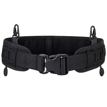 

Waist Belt Soft Padded Patrol Combat Battle Web Belt 1000D Nylon Adjustable Length Various Outdoor Activities Tool