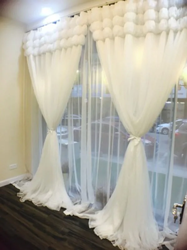 

2020 Luxury Princess Style Curtains for Living Room Lantern Romantic Curtains Guaze Tulles Voile Fabrics for Kids Girls Bedroom