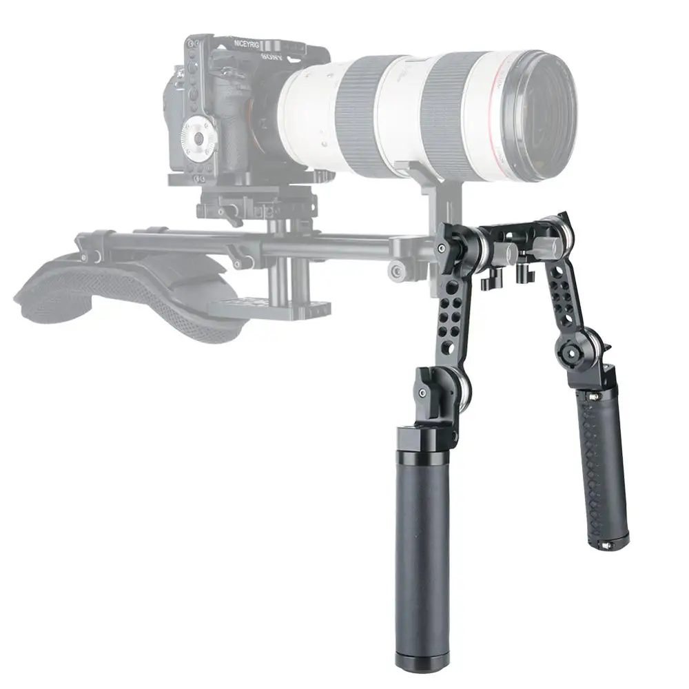 Наплечное крепление NICEYRIG 15 мм удлинитель ARRI Rossette рукоятка плечо Поддержка DSLR