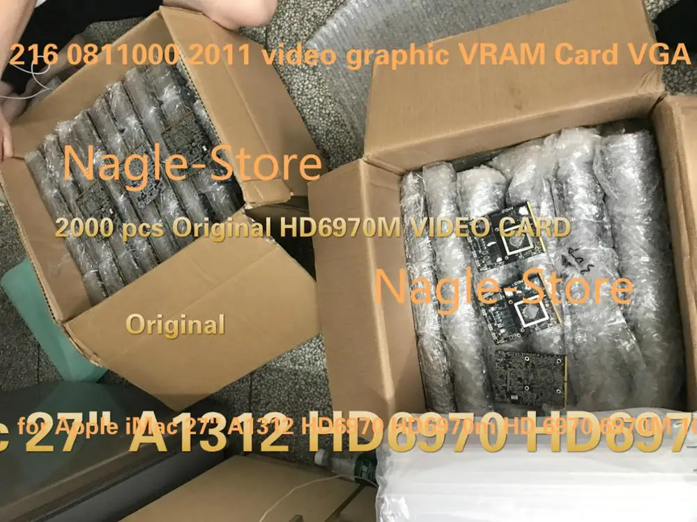 HD697" 2011" HD 6970M 2011 hd6970m 2 ГБ 2G VGA Видеокарта для Apple iMac 2" mid 2011 карта Radeon A1312 661-5969 109-C29657-10