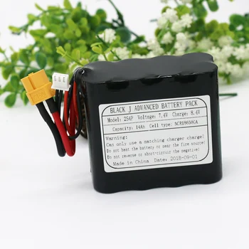 

KLUOSI 2S4P 7.4V/8.4V 14Ah UAV Rechargeable Lithium Battery Use Single Cell NCR18650GA Combination Suitable for Various Drone