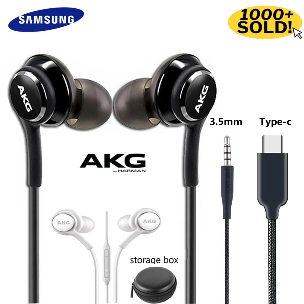 삼성 AKG EO IG955 인이어 이어폰, 마이크 유선 헤드셋, S10, S9, S8, S7, 노트 10, 노트 20, S20 ...