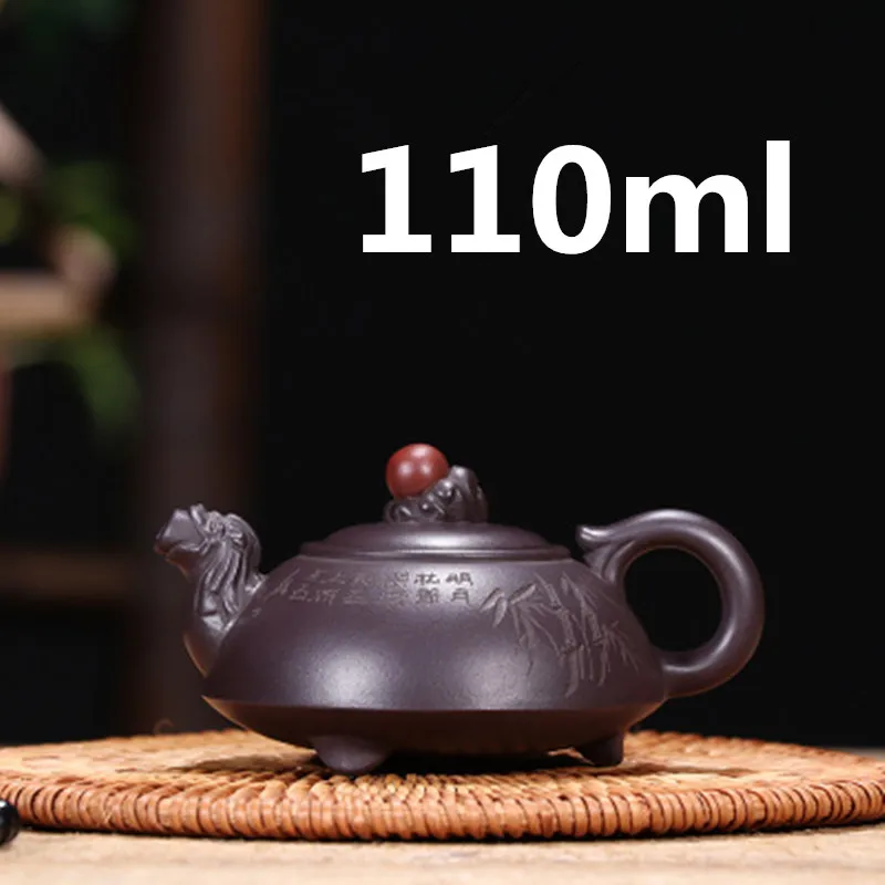 

Chinese Porcelain Teapots Yixing Teapot Gongfu Tea Set Zisha Tea Pot 110ml New Arrived High Quality With Gift Box Safe Packaging