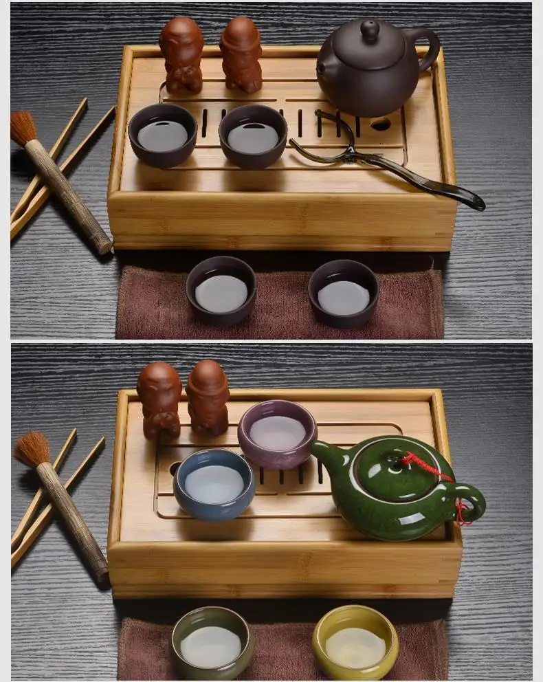 Para Servir церемония набор стол Juego De Te Chino Vassoio Da Portata пуэр доска бамбуковая Gongfu кунг-фу китайский поднос для чая