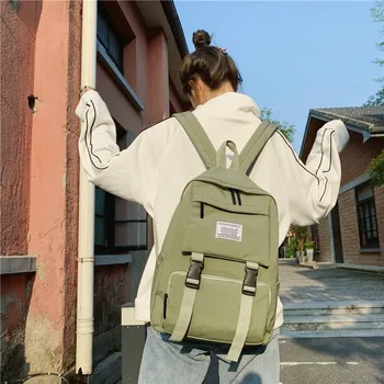 

2020 New Junior High School Backpack Schoolbag Female Korean High School Student's Backpack Large Capacity