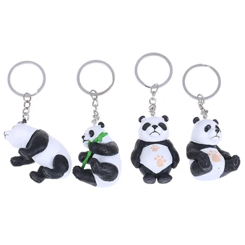 

Hot sale panda key chain new cute panda keychain for bag car key ring gifts