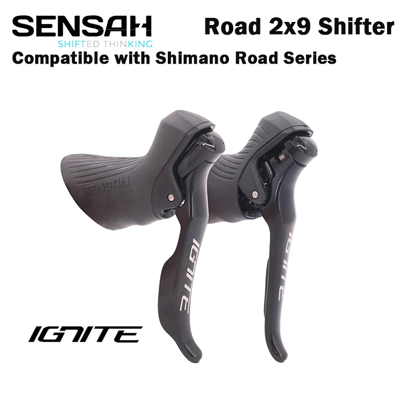 Переключатель передач для дорожного велосипеда SENSAH IGNITE 2x8 2x9 скоростной