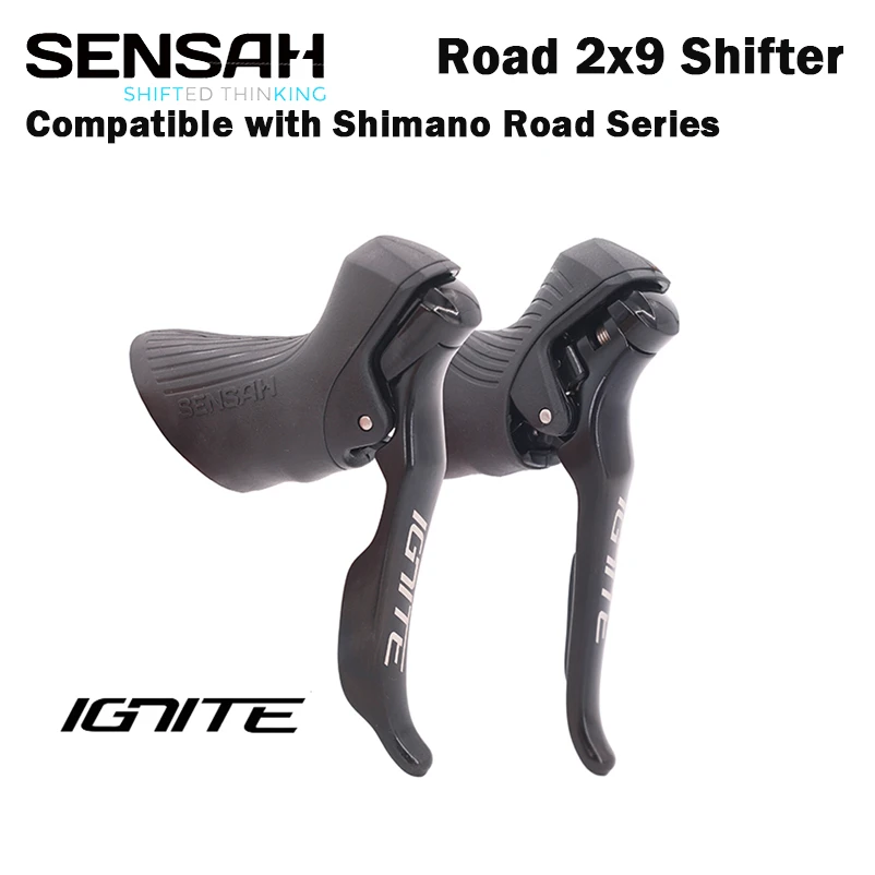Sensah Ignite Road Bike Shifter 2x8 2x9 Speed Brake Lever Bicycle R7000