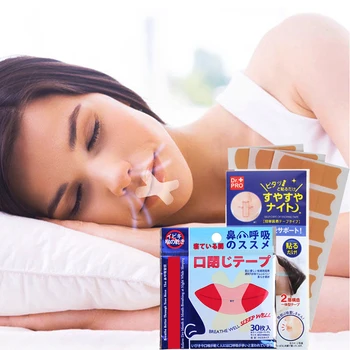 

30Pcs Night Anti Snoring Sticker Sleep Strips Advanced Gentle Mouth Tape For Better Nose Breathing Improved Nighttime Sleeping