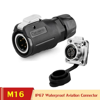 

5Pin Male Female Plug Socket Power Connector Quick Connect Electric Outdoor Panel Solar Audio IP67 Adapter Rated Current 5A 250V