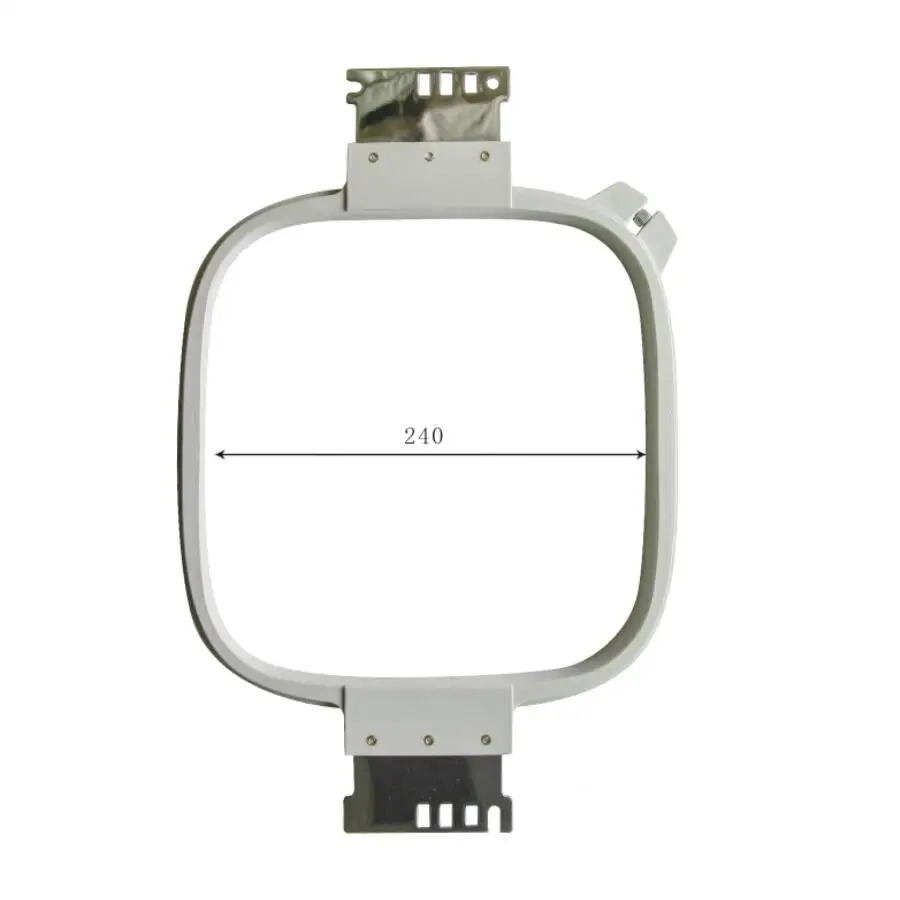 395 мм пластиковые кольца для вышивания крестиком для TAJIMA/Chinese/SWF рамка для вышивальной машины - Цвет: 240MMX240MM